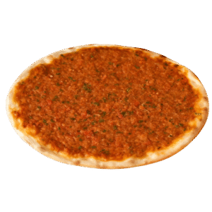 Türkische Pizza mit Soße