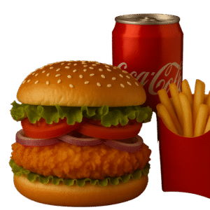 Menü 17 Crispy Chicken Burger