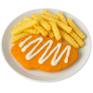 Schnitzel mit Pommes