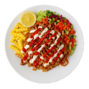 Döner Teller – (überbacken)