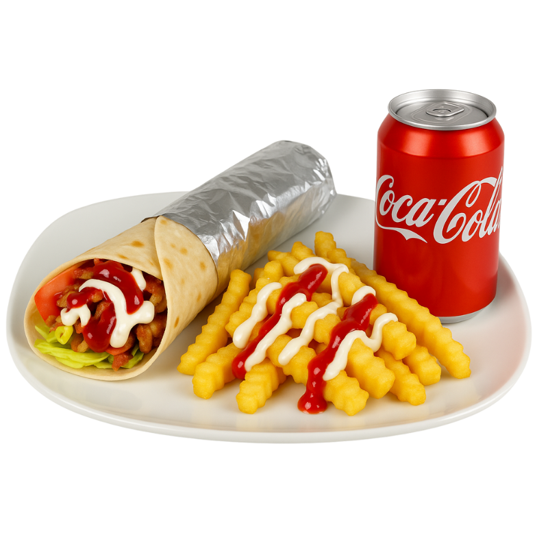 Menü 2 Döner Dürüm