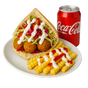 Menü 8 Falafel oder Halloumi