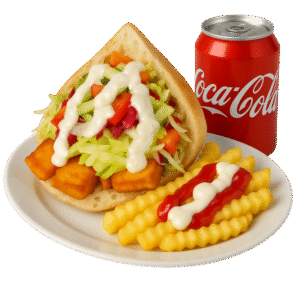 Menü 8 Falafel oder Halloumi