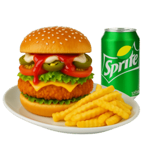 Menü 17 Crispy Chicken Burger